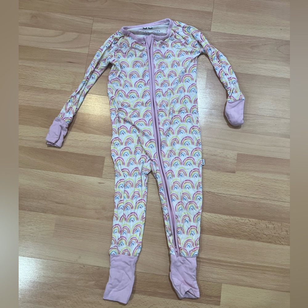 Little Sleepies Rainbow Zippy